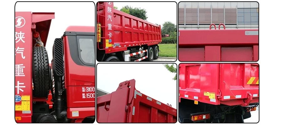 Shacman dump truck detail display